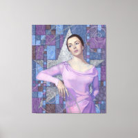 Actriz estrella de cine del siglo XX, morado y pla