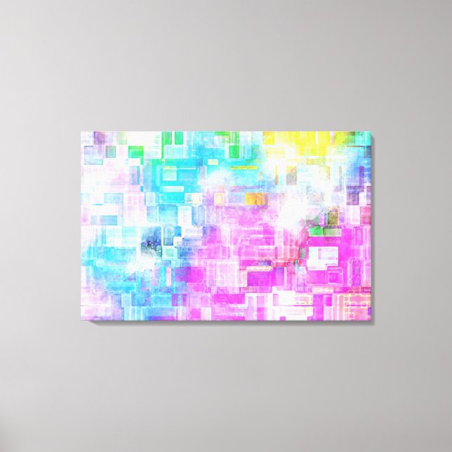 Lienzo Acuarela abstracta (Anverso)