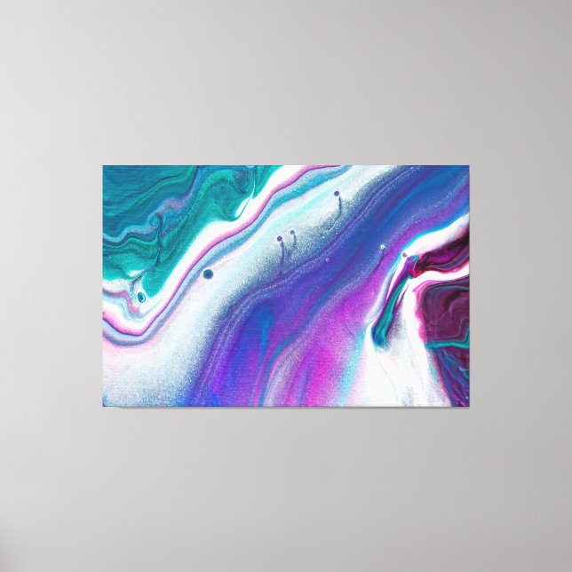 Lienzo Acuarela abstracta (Anverso)