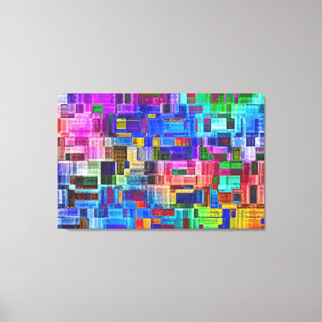 Lienzo Acuarela abstracta (Anverso)