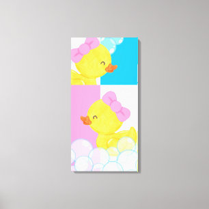 Lienzo Acuarela chica Duquetes de goma Adorable Grande