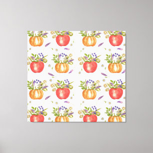 Lienzo Acuarela De Otoño, Composición Sin Marea.