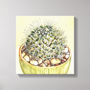 Lienzo Acuarela del cactus de Debra Lee Baldwin