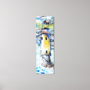 Lienzo acuarela - Faro - Pintura