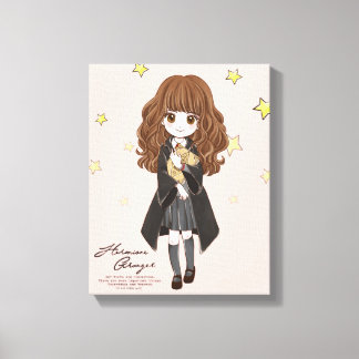 Lienzo Acuarela mágica Hermione Granger