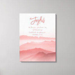 Lienzo Acuarela Pacífica biblia de paisaje verso