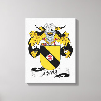 Lienzo Acuna Family Crest