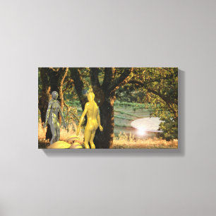 Lienzo Adam y Eve