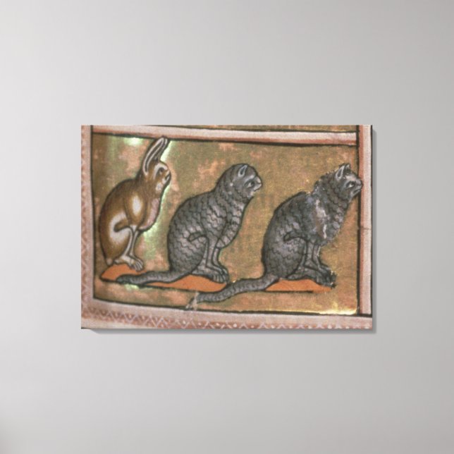 Lienzo Adán nombra a los animales, de Midlands del Norte (Anverso)