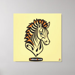 Lienzo Adaptives ZebraLeon - Illustration Acrylwandkunst