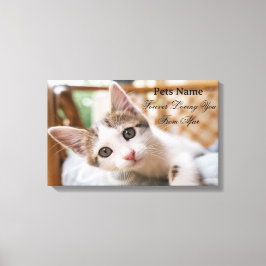 Lienzo Add Pets Name Forever Loving You From Afar Picture