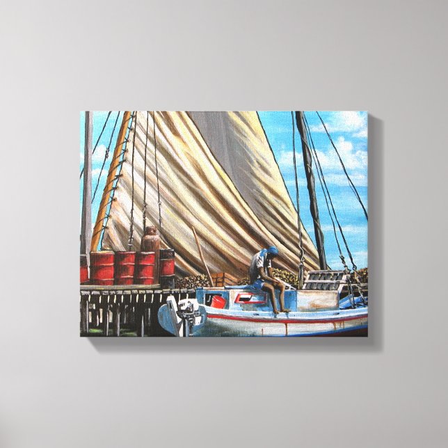 Lienzo Adiós (Anverso)