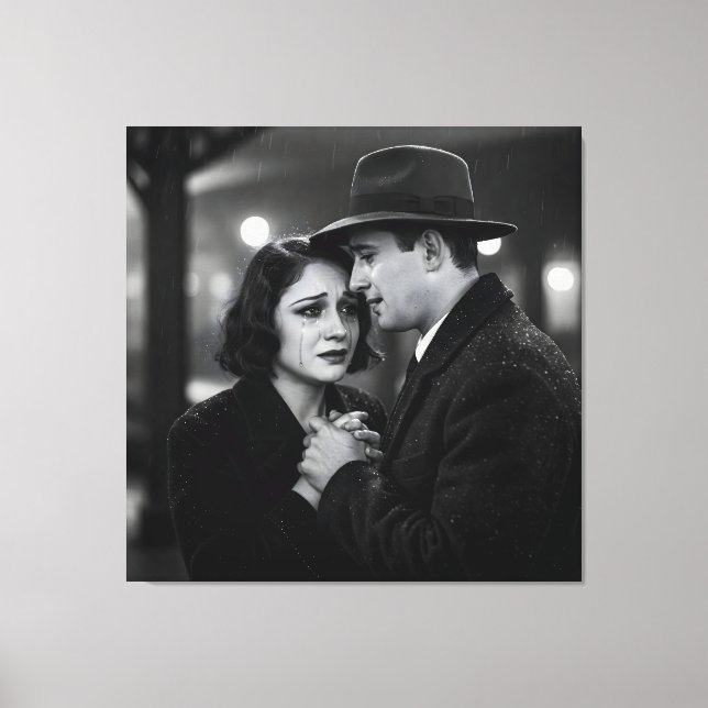 Lienzo Adiós, años 20 por Natasha Us (Anverso)