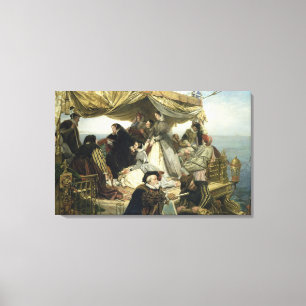 Lienzo Adiós de T33653 Maria Estuardo a Francia, 1862