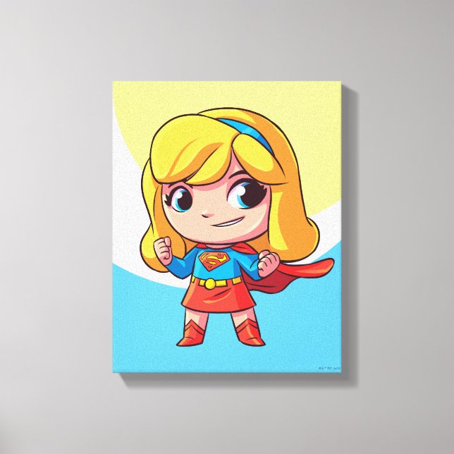 Lienzo Adorable Supergirl Stance (Anverso)