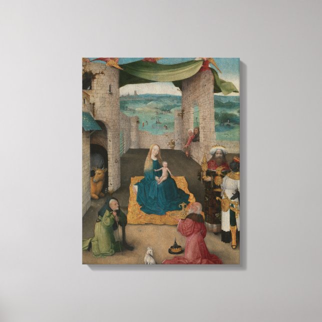 Lienzo Adoración del Magi (Anverso)