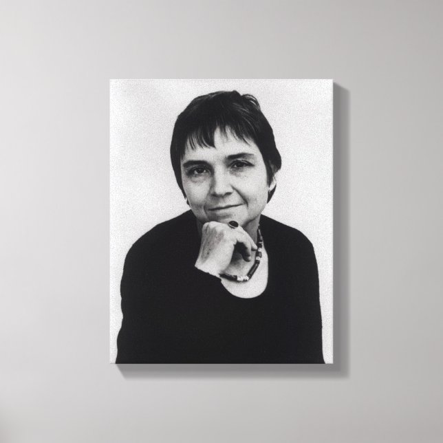 Lienzo Adrienne Cecile Rich, años 70 (Anverso)