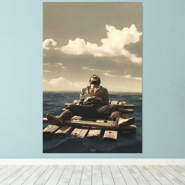 Lienzo Adrift canvas print (Insitu (piso de madera))