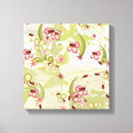 Lienzo Adventure Ditsy Ladybirds