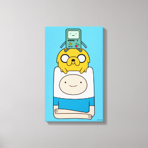Lienzo Adventure Time   BMO, Jake, & Finn