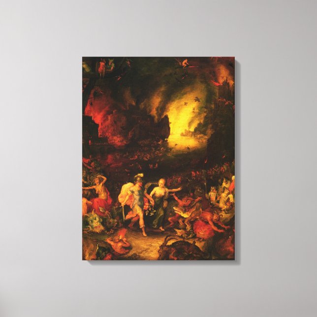 Lienzo Aeneas en Hades (Anverso)