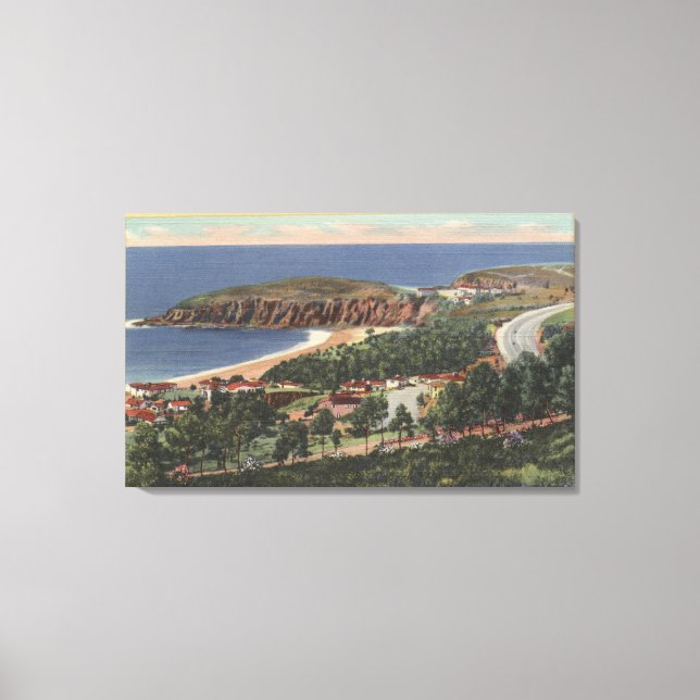 Lienzo Aerolíneas de la Bahía Esmeralda (Anverso)