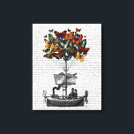 Lienzo Aeronave de mariposa<br><div class="desc">Transporte y viajes</div>