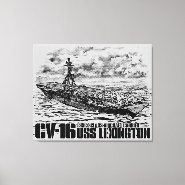 Lienzo Aeronave Lexington Wrappedcanvas (Anverso)
