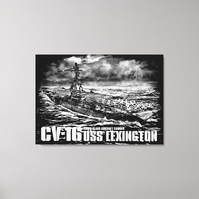 Lienzo Aeronave Lexington Wrappedcanvas (Anverso)