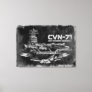 Lienzo Aeronave Theodore Roosevelt Wrappedcanvas