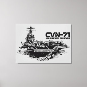 Lienzo Aeronave Theodore Roosevelt Wrappedcanvas