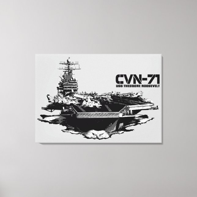 Lienzo Aeronave Theodore Roosevelt Wrappedcanvas (Anverso)