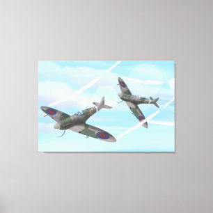 Lienzo Aeronave Vintage