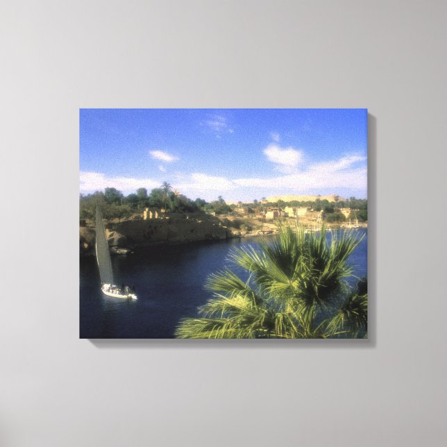 Lienzo AF, Egipto, Alto Egipto, Asuán. Río Nilo, (Anverso)