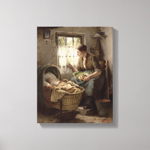 Lienzo Afección por la madre (aceite sobre lienzo)