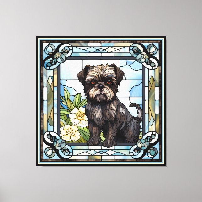 Lienzo Affenpinscher Dog Canvas Art (Anverso)