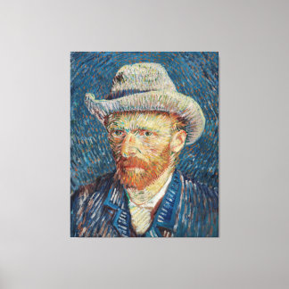 Lienzo Affiche Auto portrait de Van Gogh
