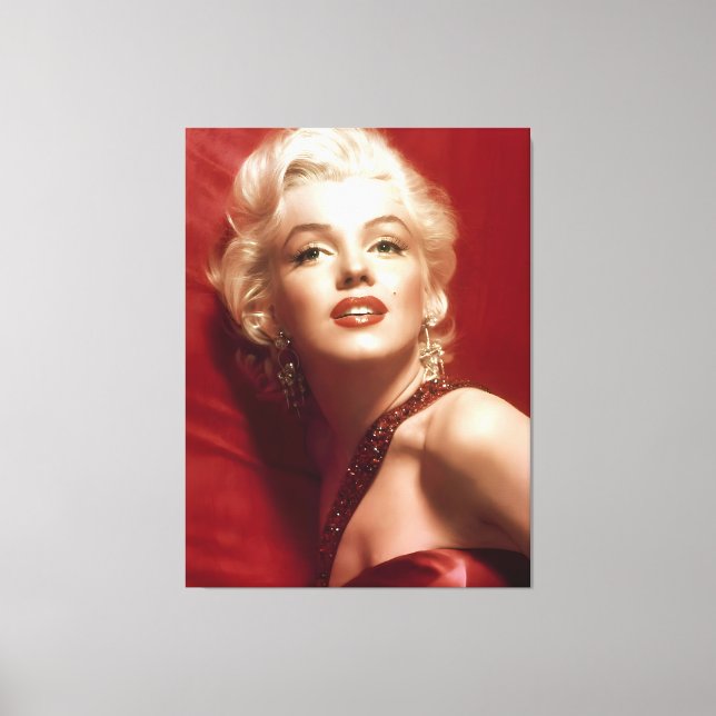 Lienzo Afiche de la época de Marilyn (Anverso)