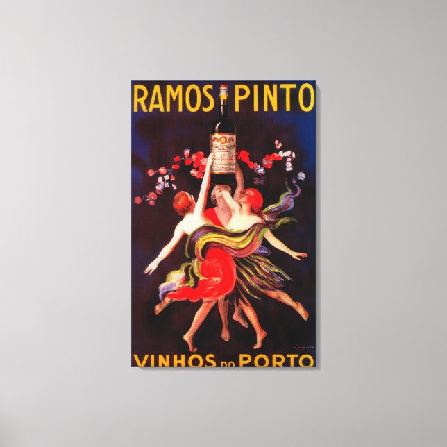 Lienzo Afiche de Ramos Pinto VintageEurope (Anverso)