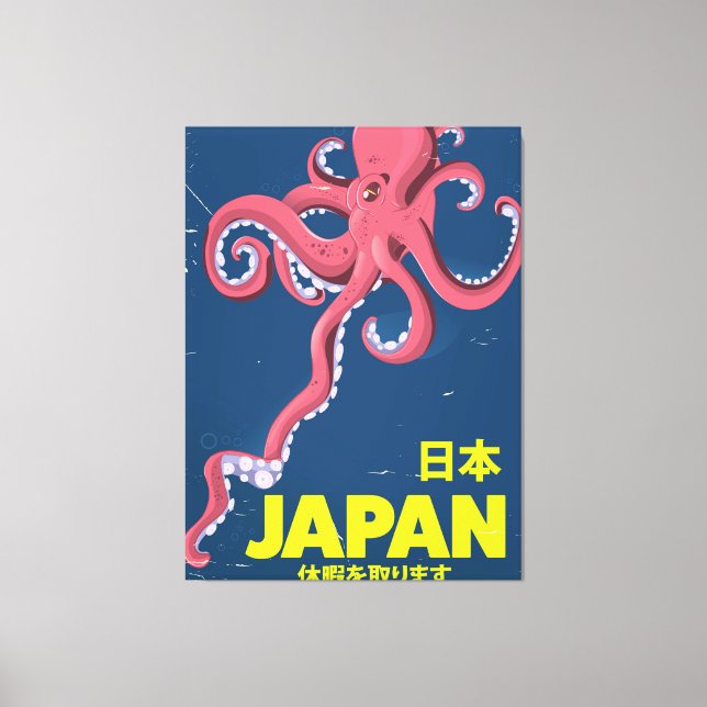 Lienzo Afiche de viaje de 日 本 Japón (Anverso)