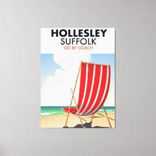 Lienzo Afiche de viaje de Hollesley Suffolk