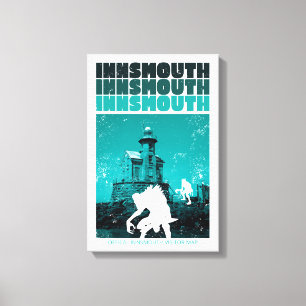 Lienzo Afiche de viaje de Innsmouth