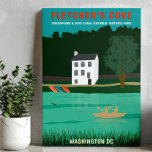 Lienzo Afiche de viaje retro La cala de Fletcher en Washi<br><div class="desc">Este arte de lienzos de afiches de estilo retro presenta Fletcher's Cove (Fletcher's Boathouse) en el monumento histórico nacional Chesapeake & Ohio Canal en Washington DC. Es perfecto para cualquiera que haya pasado los fines de semana paseando en bote por el viejo canal y el camino.</div>