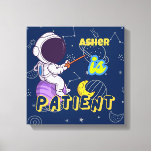 Lienzo Afimación Personalizada de Astronauta Deco Pacie