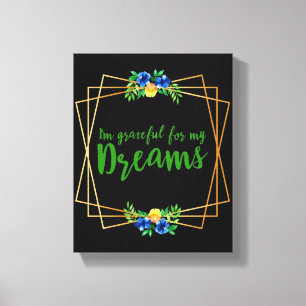 Lienzo afirmaciones motivacionales para la vida y el amor