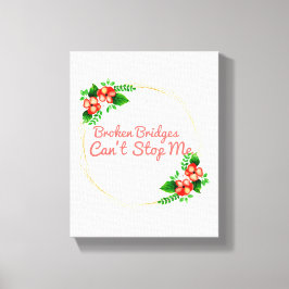 Lienzo afirmaciones positivas para el éxito y el autocuid