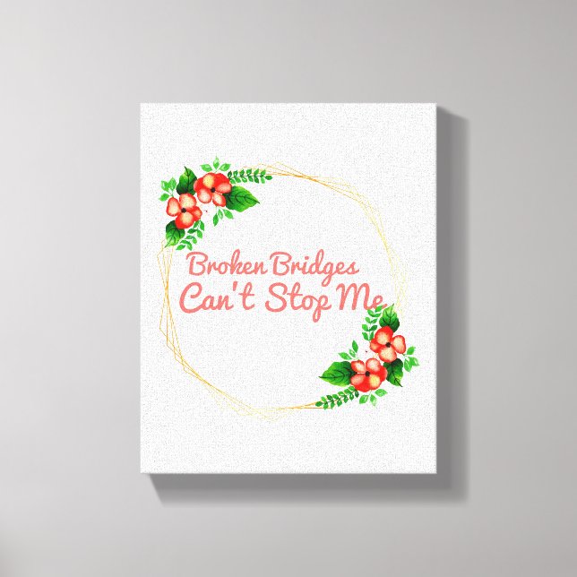 Lienzo afirmaciones positivas para el éxito y el autocuid (Anverso)