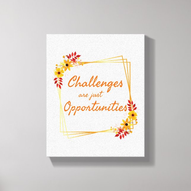 Lienzo afirmaciones positivas para las mujeres por el tra (Anverso)