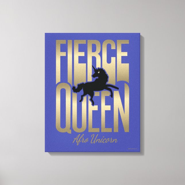 Lienzo Afo Unicorn Fierce Queen (Anverso)