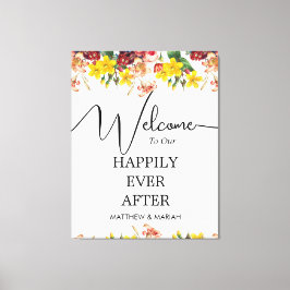 Lienzo Afortunadamente Después De La Bienvenida Del Boda